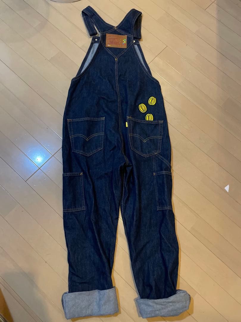 リーバイス★マリオ　コラボオーバーオール　Sサイズ