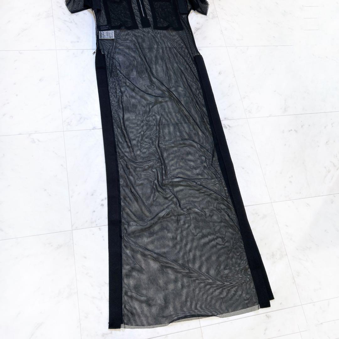 LIMI feu リミフゥ ヨウジヤマモト シアー シースルー ロングワンピース