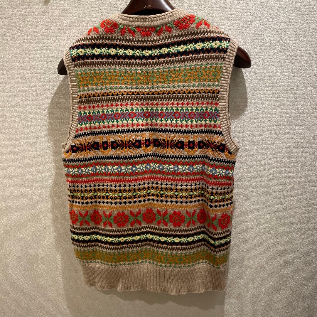 極美品！ POLO RALPH LAUREN カシミア混 ベスト ノルディック柄