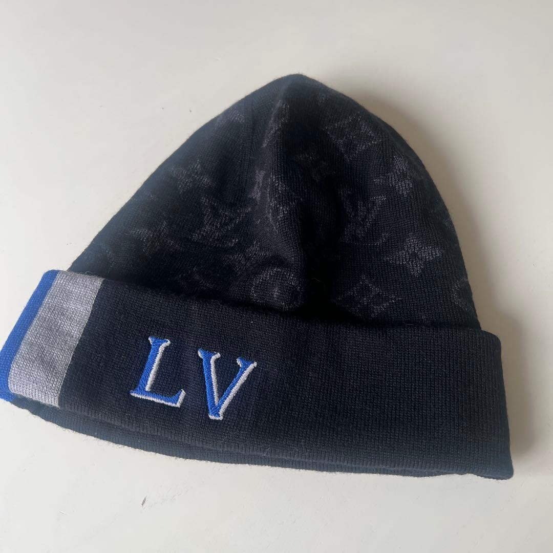 LOUIS VUITTON ネイビー ニット帽
