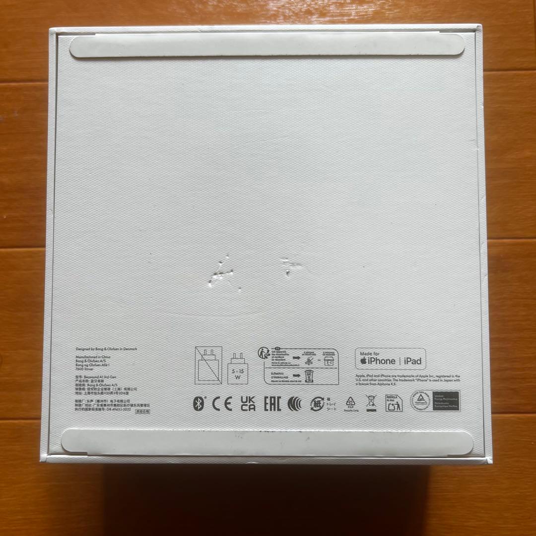 新品未開封 Beosound A1 3rd GenB＆O ナチュラルアルミニウム