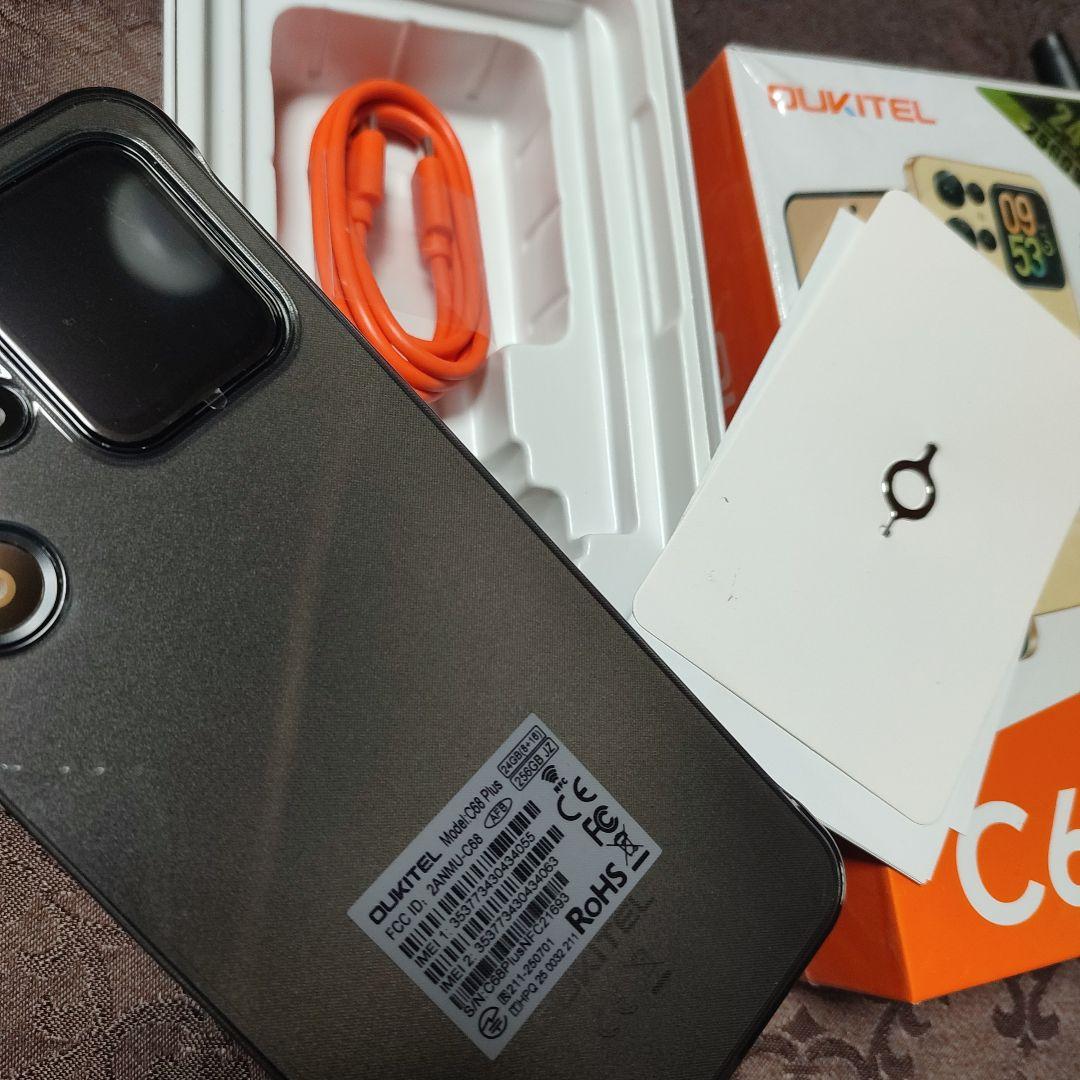 OUKITEL C68 Plus Android 15スマートフォン