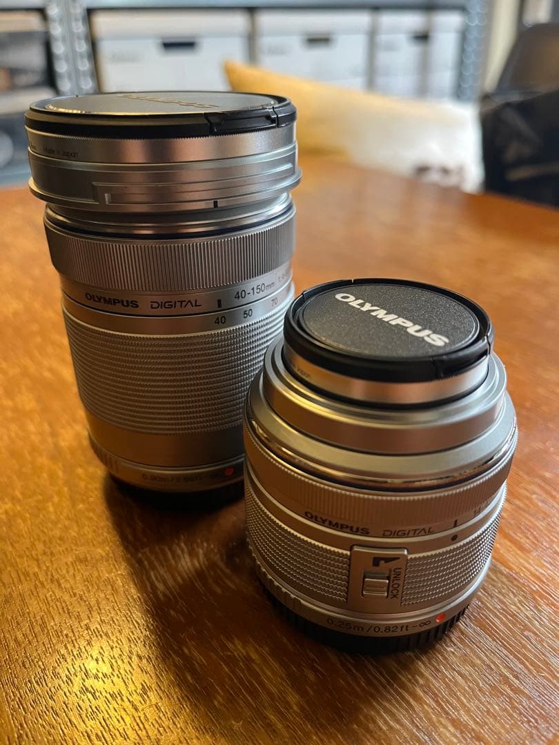 OLYMPUS M.ZUIKOレンズ2本40-150mmと14-42mm