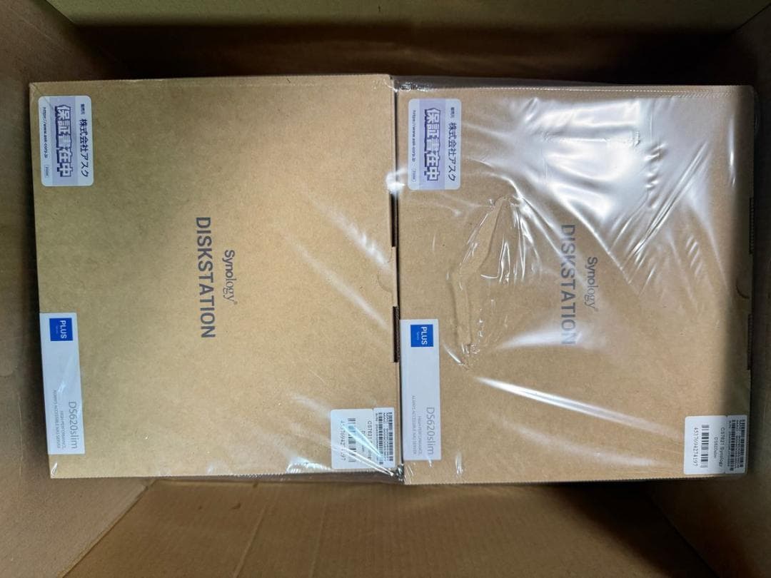 ２台／6ベイNAS／デュアルコア／2DS620slim／DiskStation