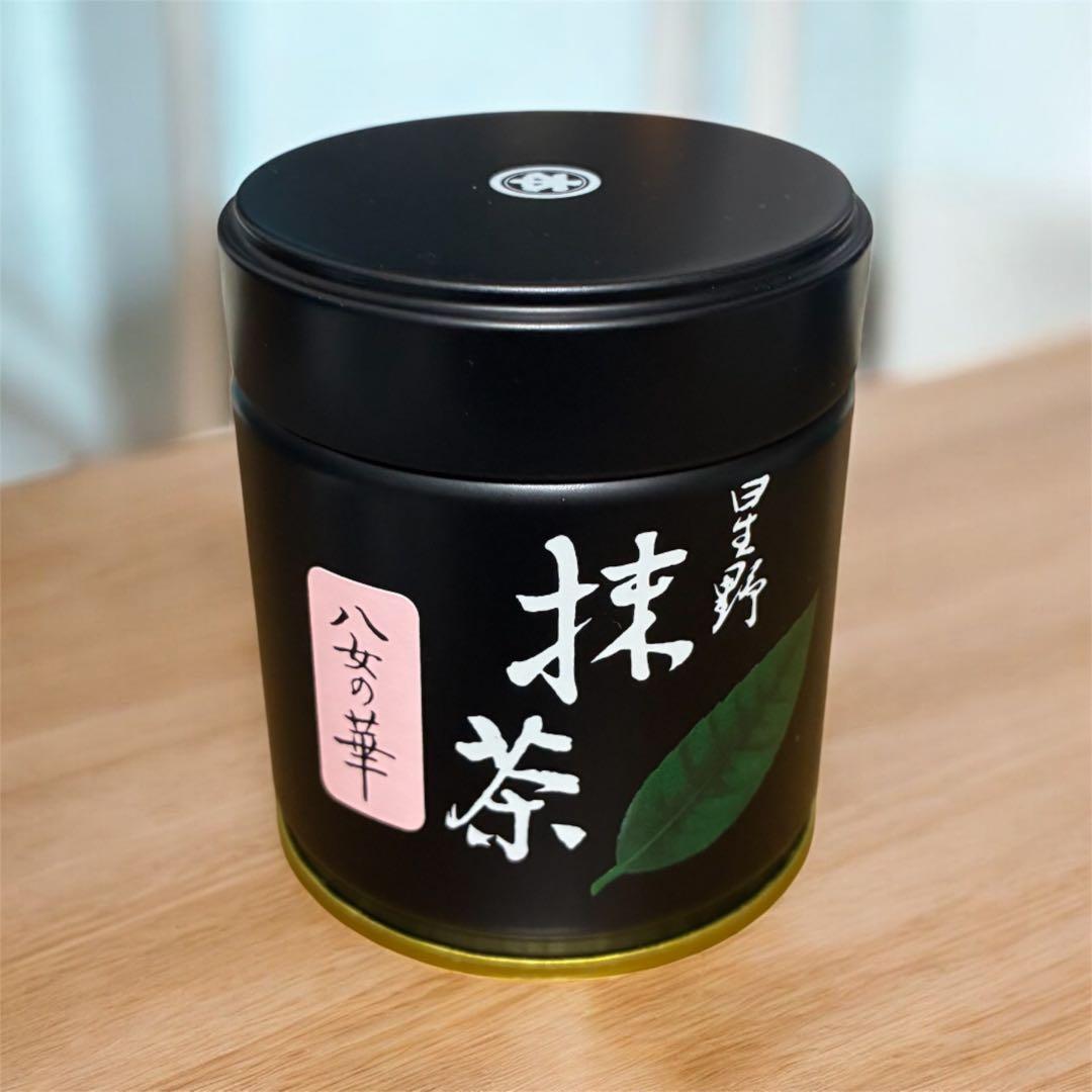 八女抹茶 40g缶　　星野製茶園　八女の華 賞味期限　2026/3/24