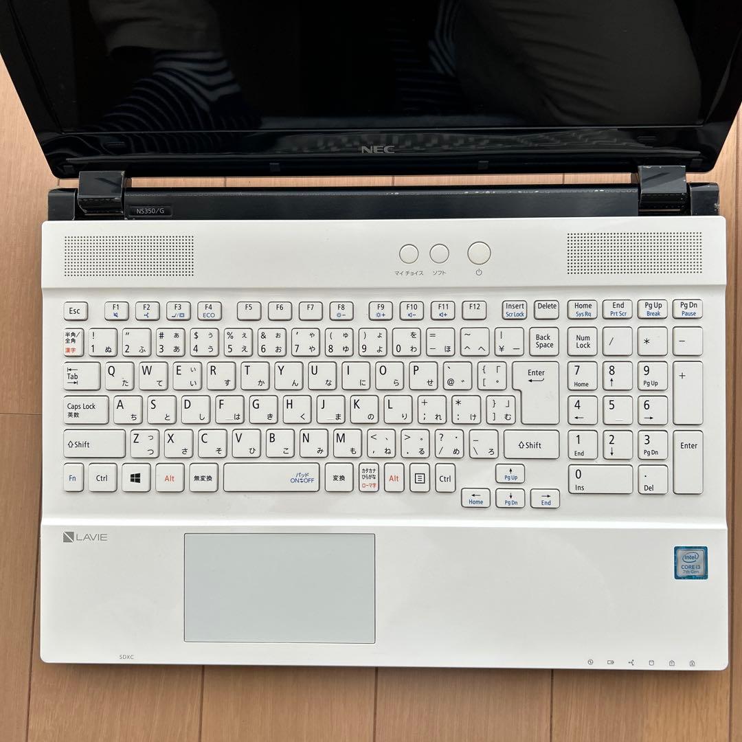 NEC Lavie PC-NS350GAW　SSD 256GB RAM 16G