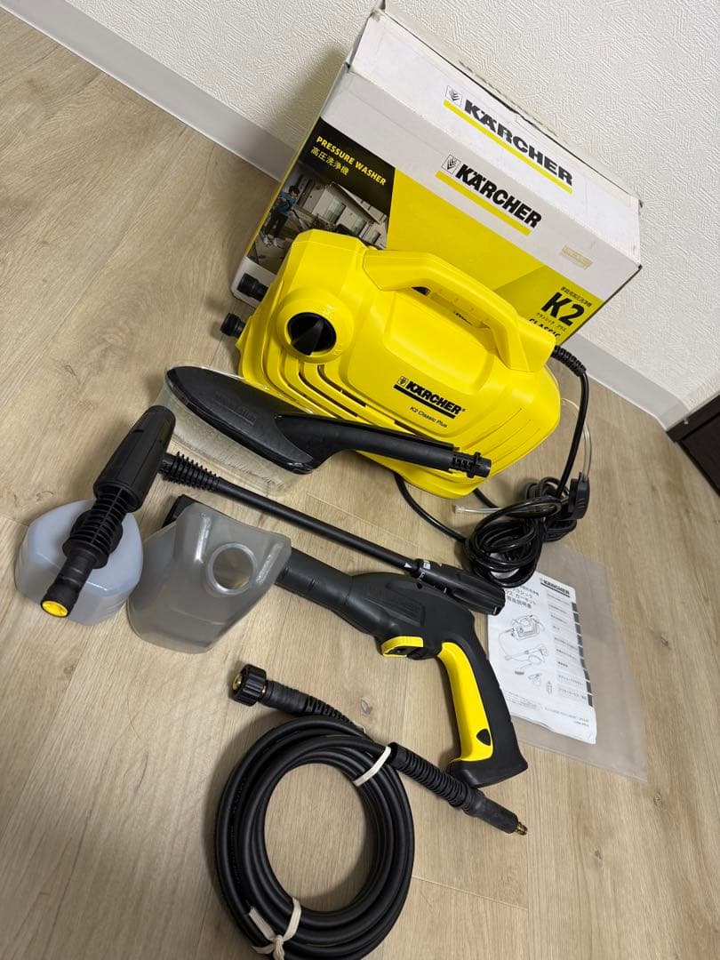 【美品】KARCHER K2 CLASSIC PLUS ケルヒャー 高圧洗浄機