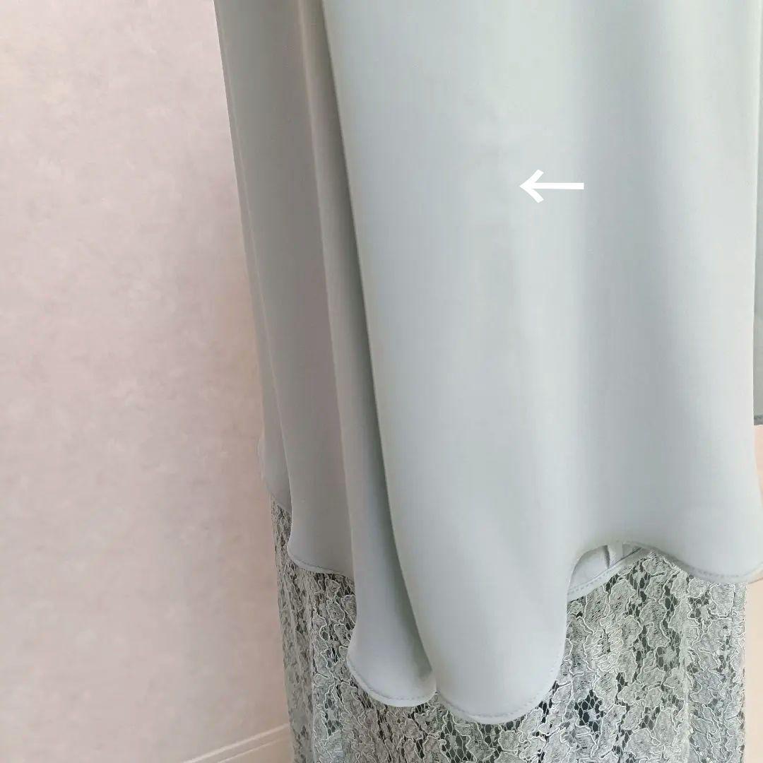 東京ソワール カバーアップ付きセミロングワンピース 大きいサイズ 15号