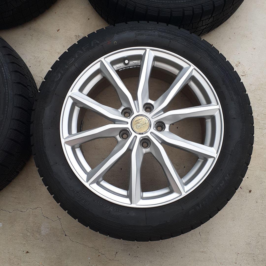 215/55R17 スタッドレスタイヤホイールセット