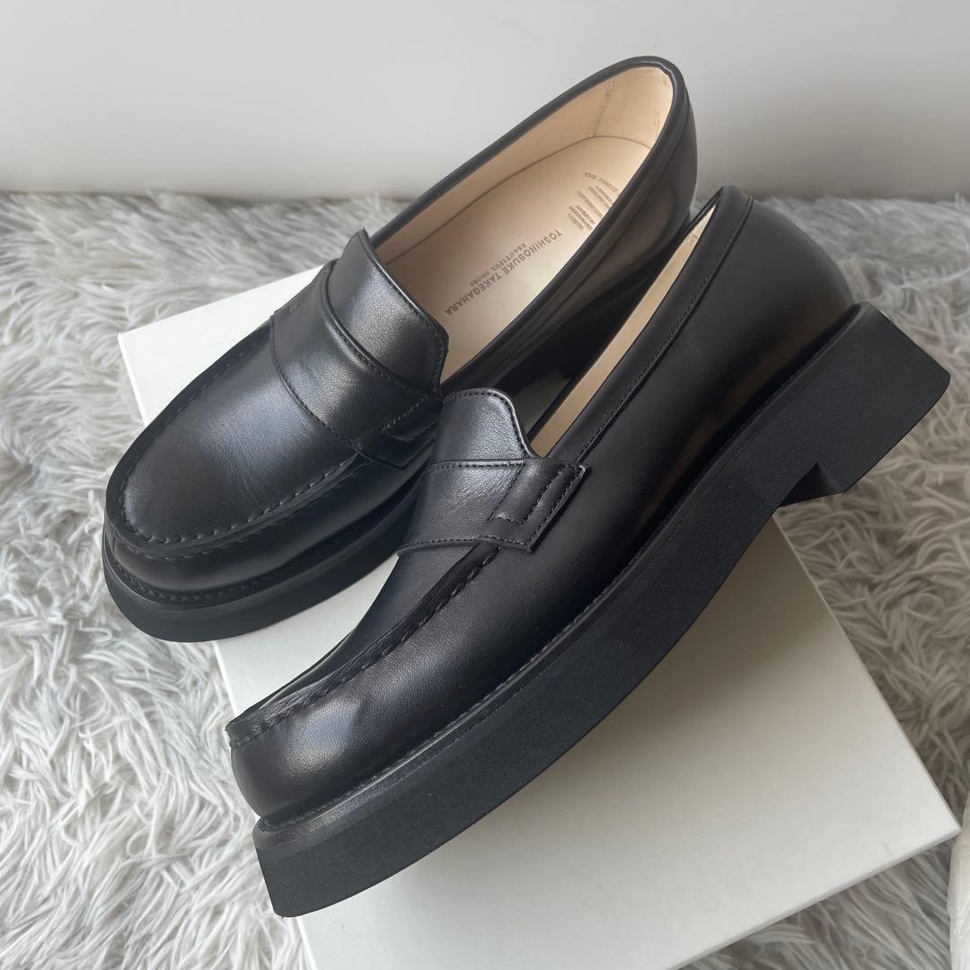 【未使用レベル】ビューティフルシューズ ローファー 23.5 ブラック