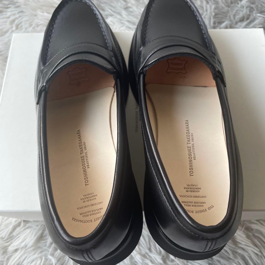 【未使用レベル】ビューティフルシューズ ローファー 23.5 ブラック