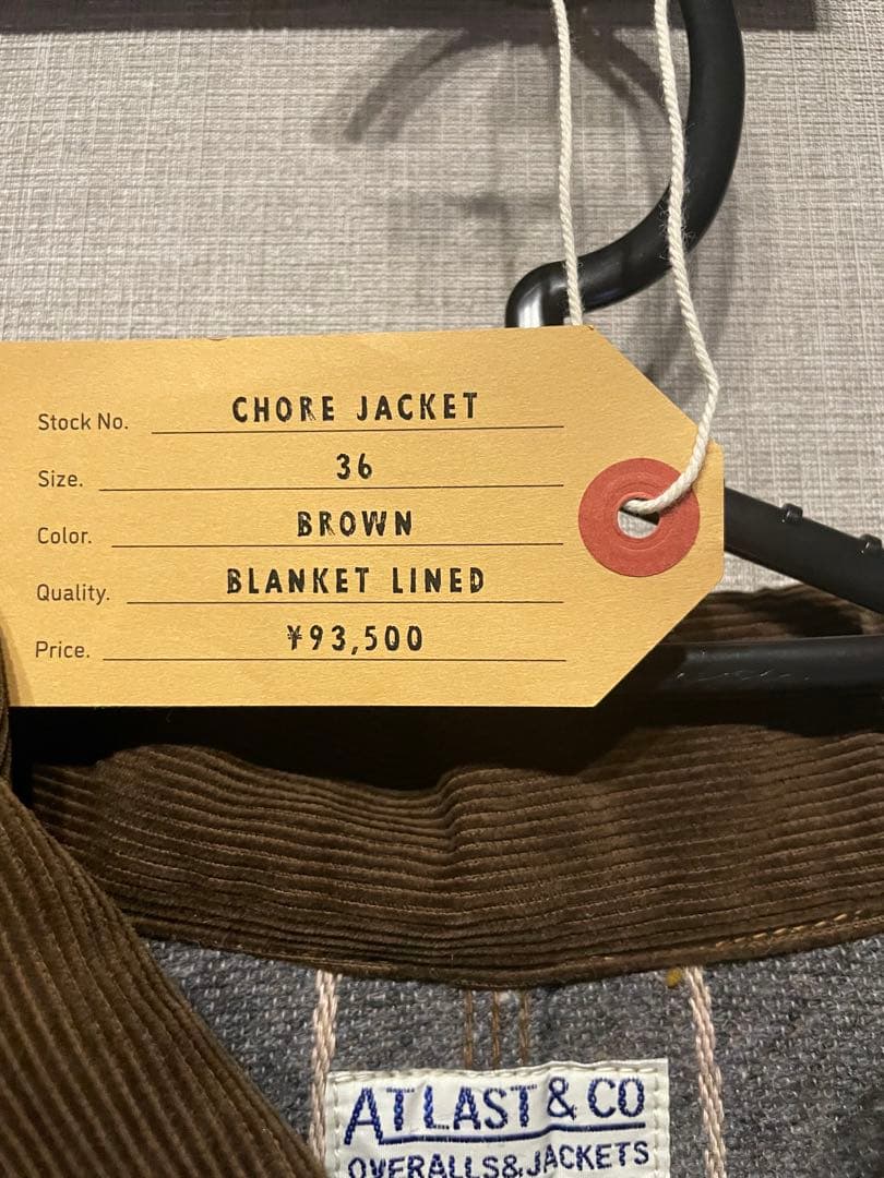 アットラスト カバーオール ブラウンダック 25AW 新作 36
