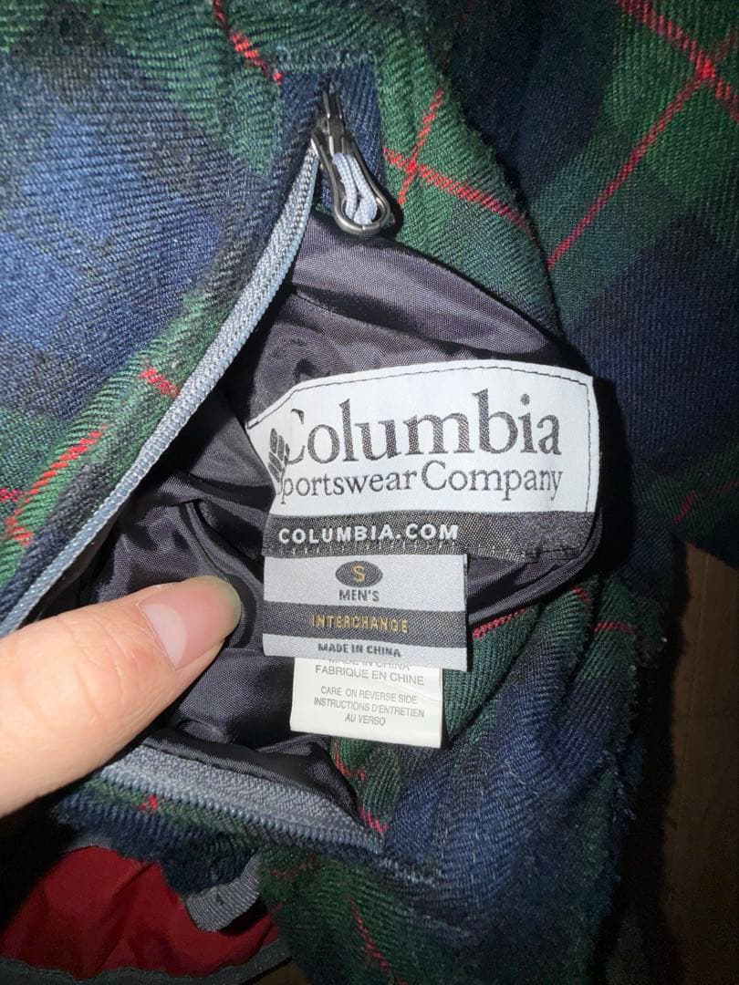 め*ん様 Columbia hooded puffer jacket rever