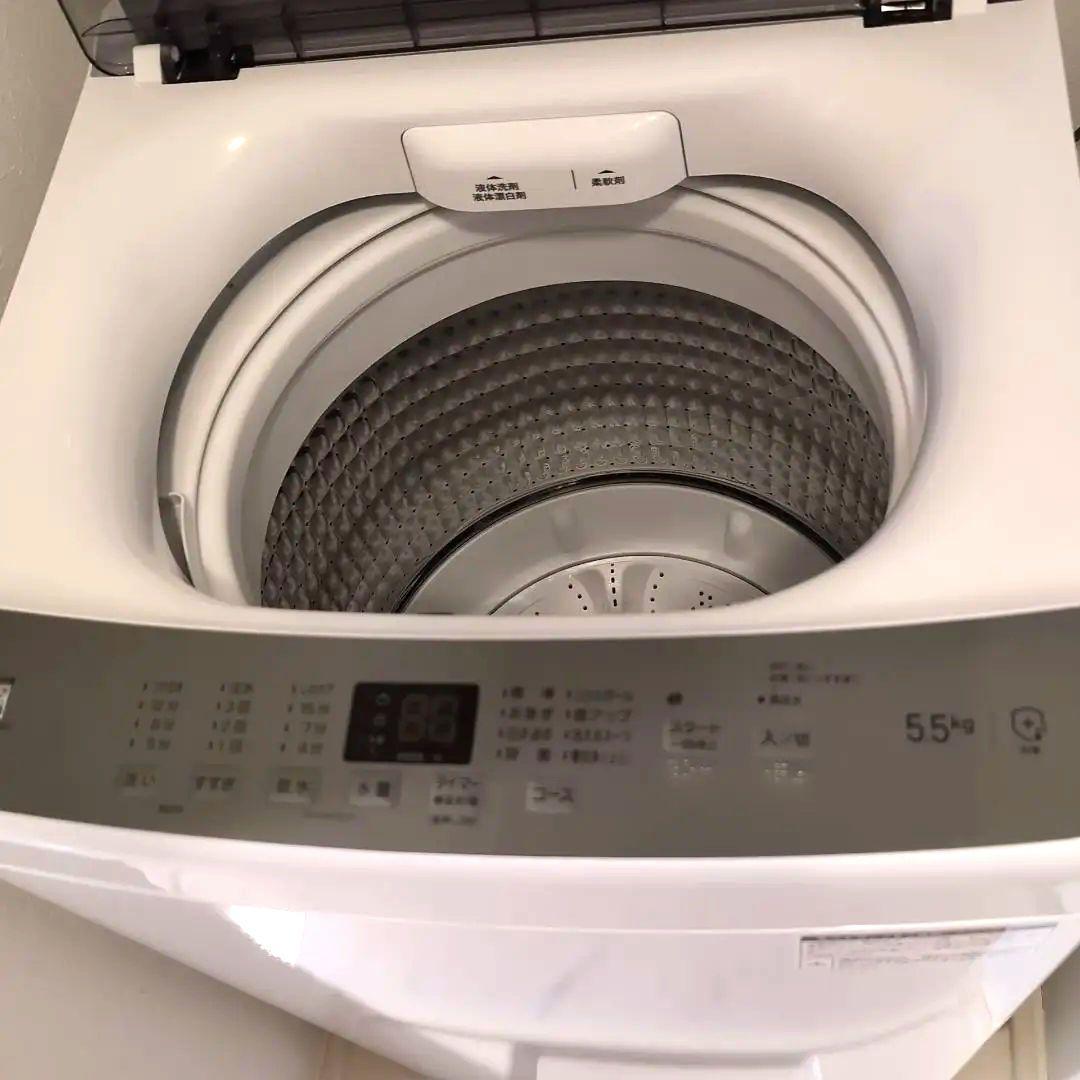 【美品】Haier ハイアール全自動洗濯機 JW-AE55B 5.5kg