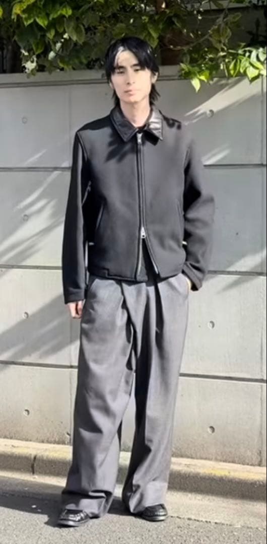 【名作】Acne Studios ワイドパンツ ラップパンツ 48 トラウザー