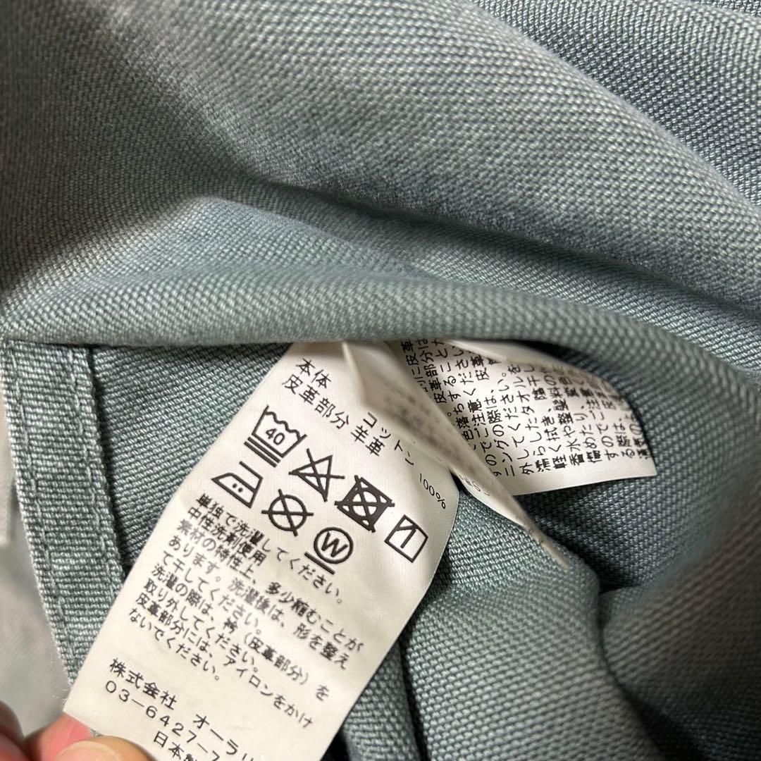 AURALEE ORGANIC COTTON DUCK BLOUSON 4サイズ