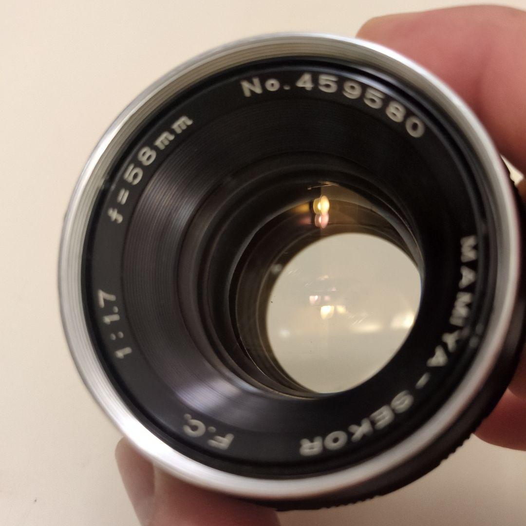 MAMIYA SEKOR F.C. 1.7/58 +特製Leica Mアダプター