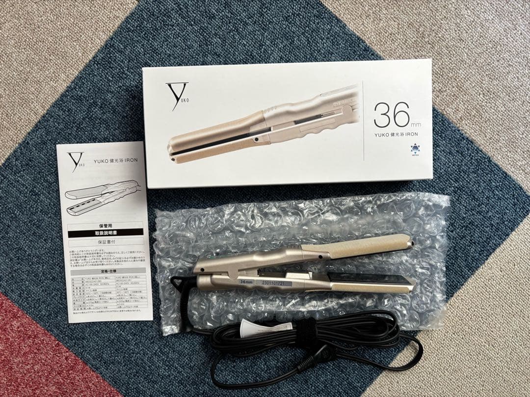 YUKO ストレートヘアアイロン 36mm