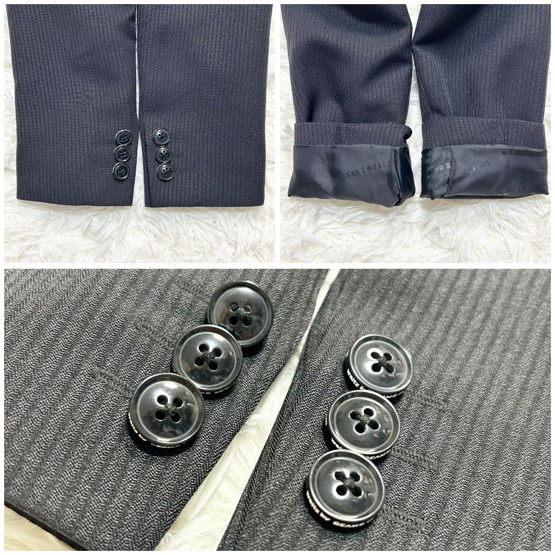 【美品】ワルツバイビームスデザイン フォーマルスーツ キッズ 黒 男の子 120