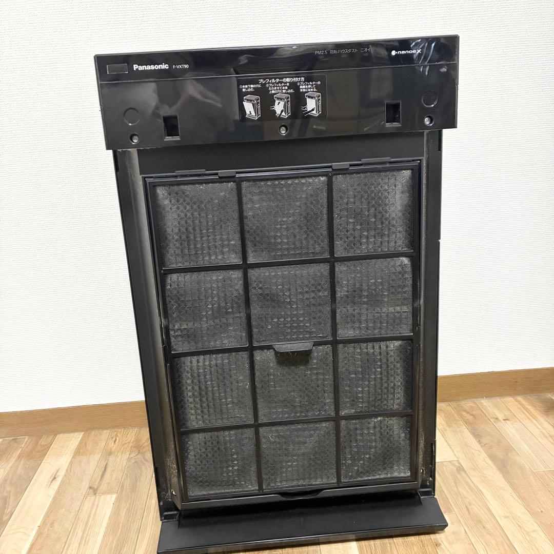 Panasonic パナソニック　加湿空気清浄機　F-VXT90 木目調