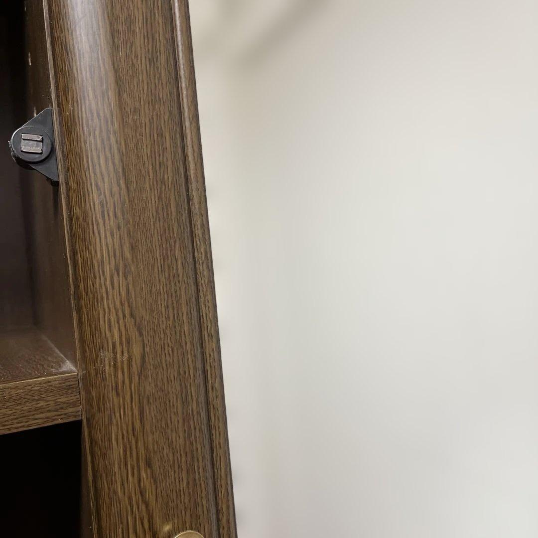 昭和レトロ　ユーアイ家具 下駄箱 シューズボックス ミラー付