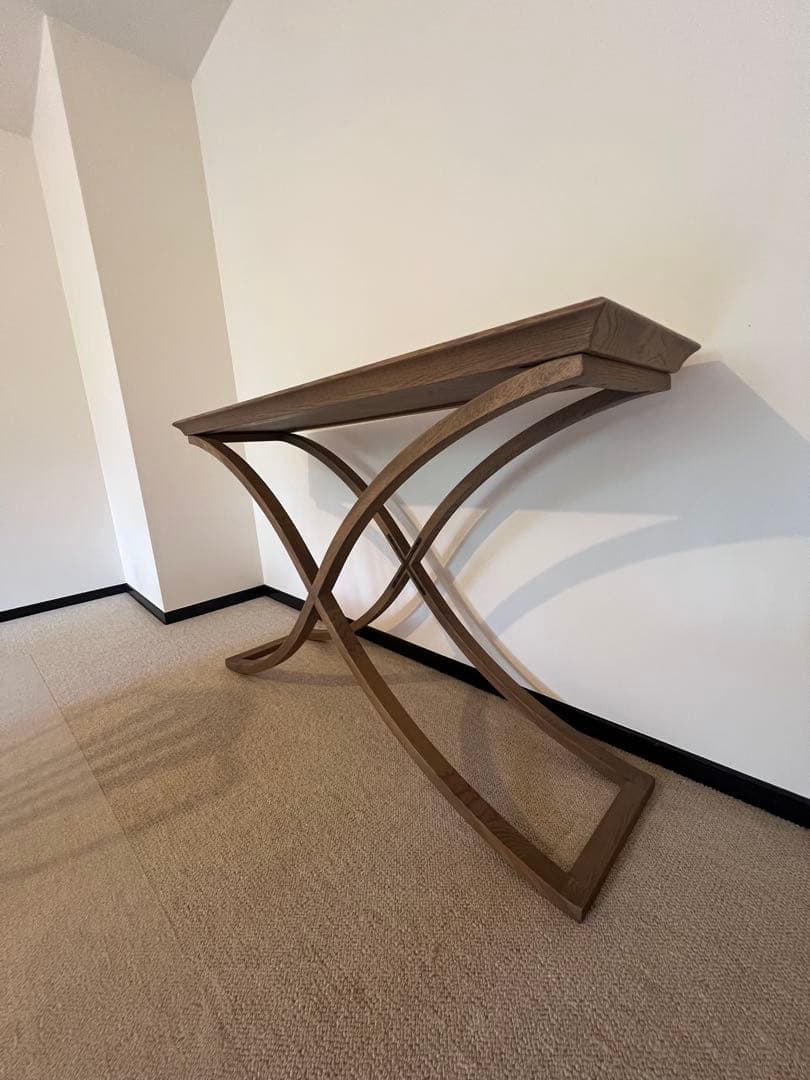 M*m様 クロスデザイン木製テーブル