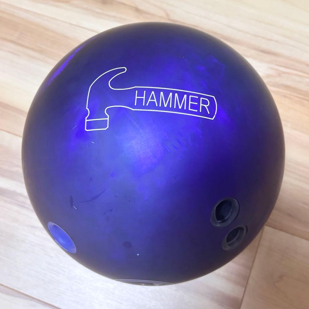 【超美品】試投のみ　ハンマー　パープルパールウレタン15ポンド 3オンス