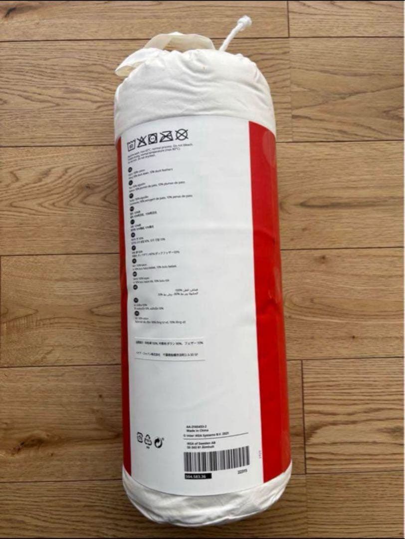 【mori】イケア 厚手掛け布団 ダウン&フェザー 150×200cm