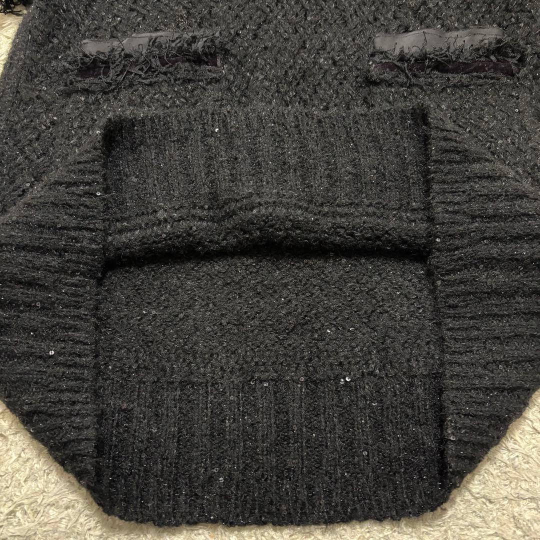 極美品　23AW Curensology エトワールニットツイードベスト