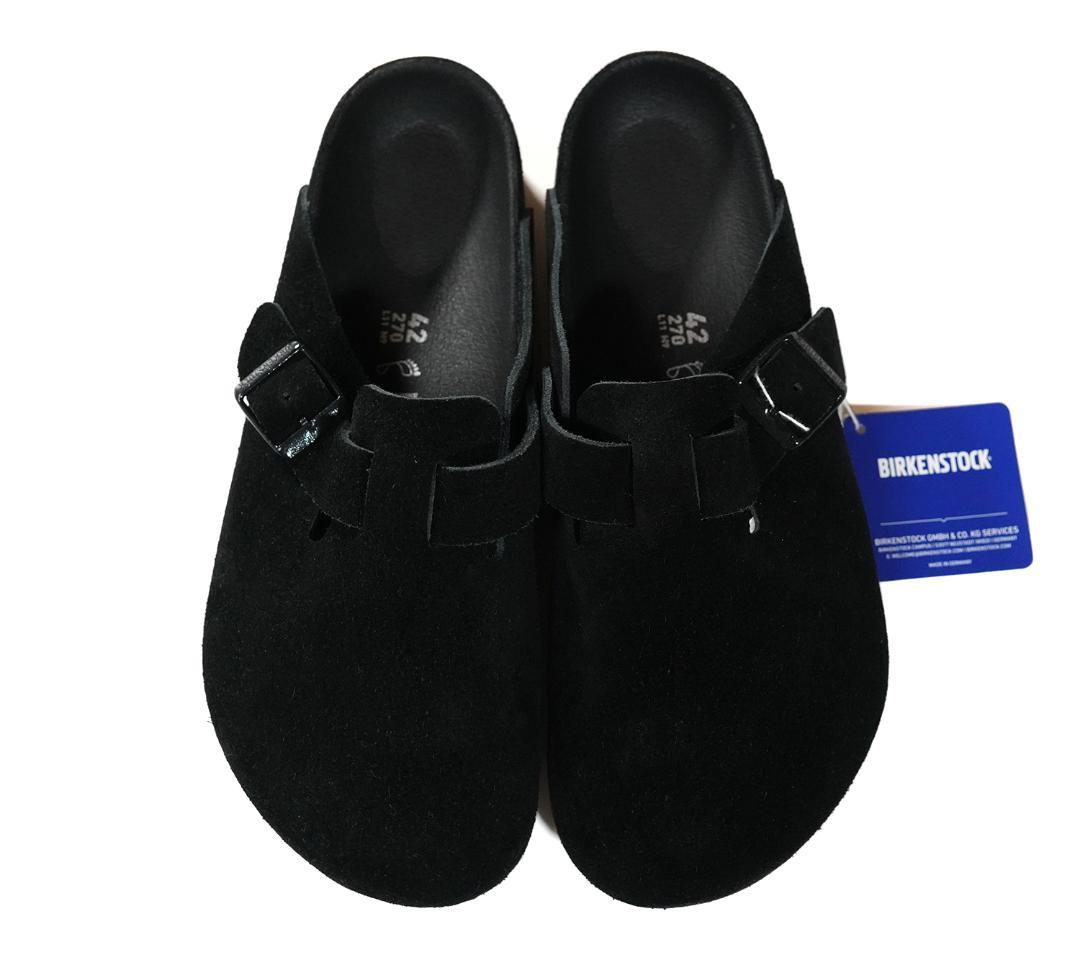 BEMAS 別注 BIRKENSTOCK Boston オールブラック 42