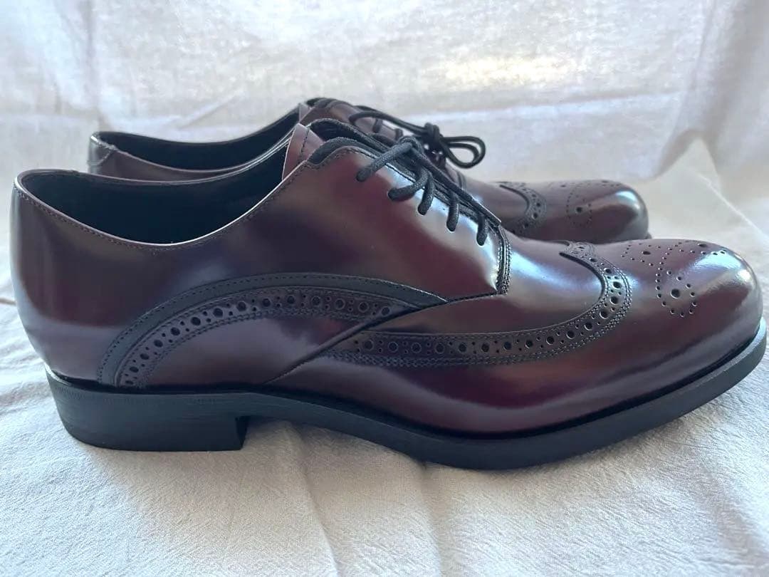 【新品・未使用】PRADA LACE-UP SHOES LEATHER