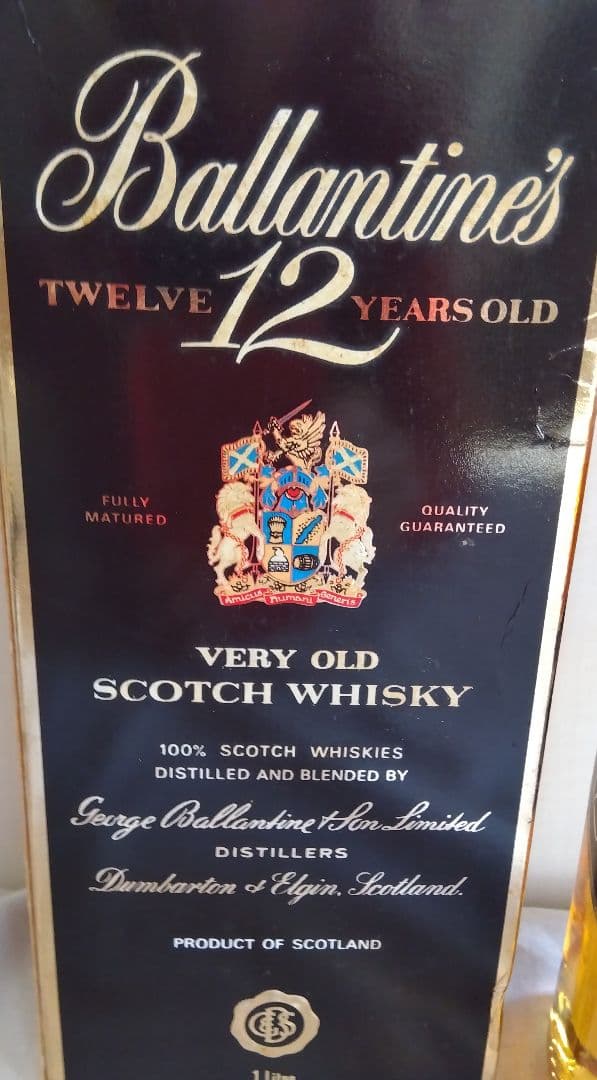 古酒 バランタイン 12年 ビンテージ ウイスキー 特級 未開栓　1L