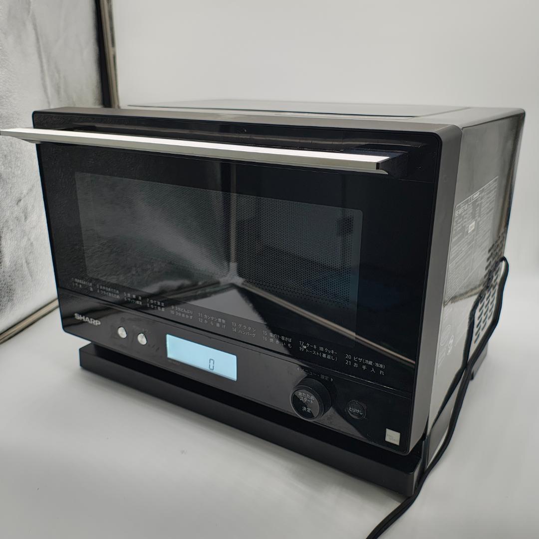 1016-02☆2019年製☆SHARP☆電子レンジ☆オーブンレンジ ブラック