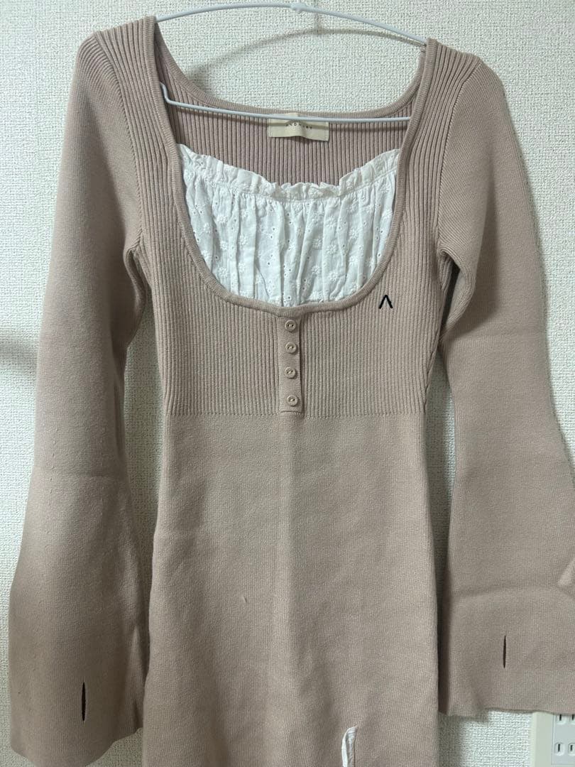 ワンピース ANDMARY Poppy lace mini dress