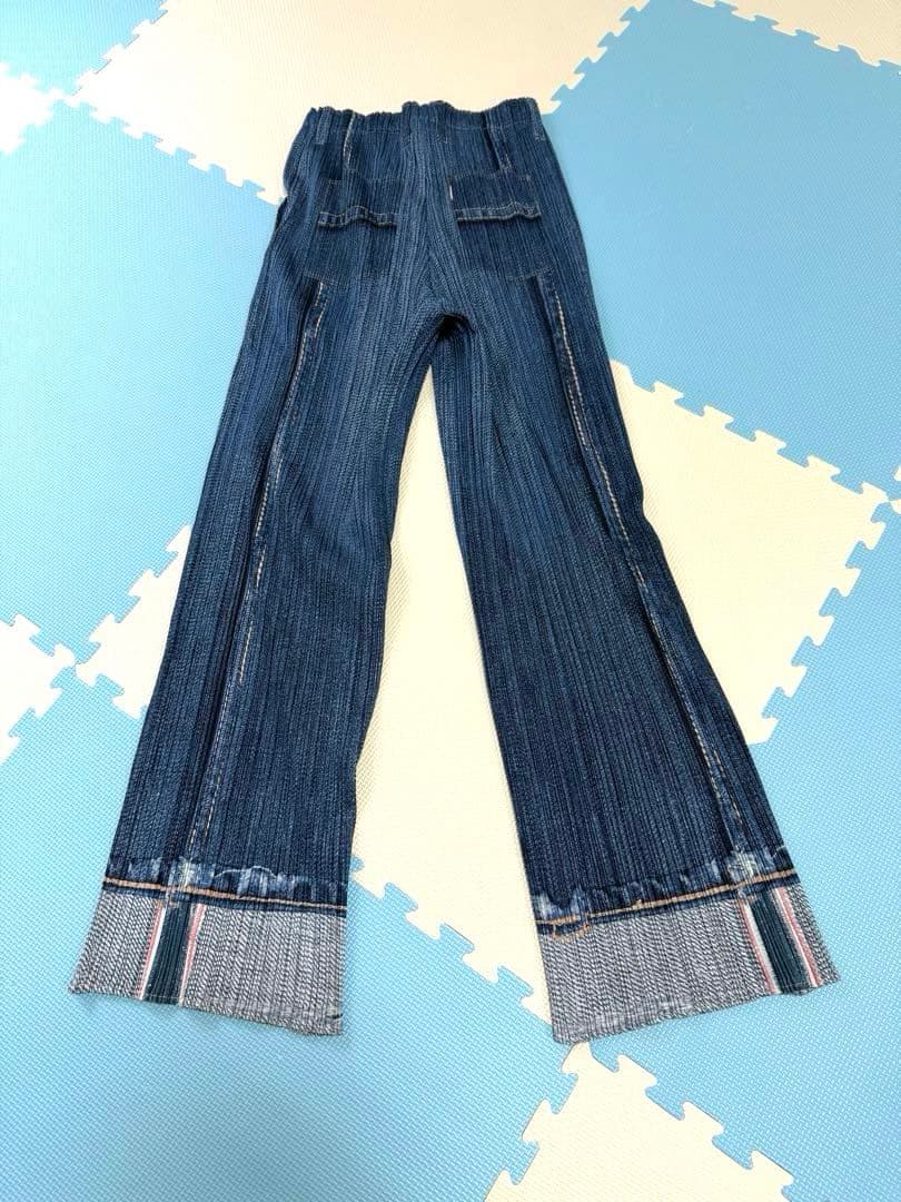 ✨【美品】PLEATS PLEASE イッセイミヤケ デニム調パンツ✨