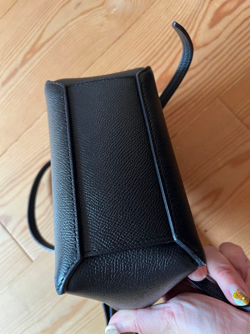 セリーヌ　ベルトバッグ　ピコ　黒