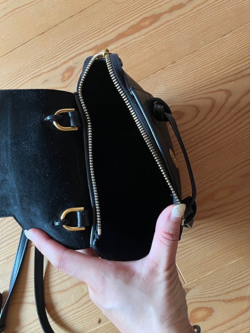 セリーヌ　ベルトバッグ　ピコ　黒