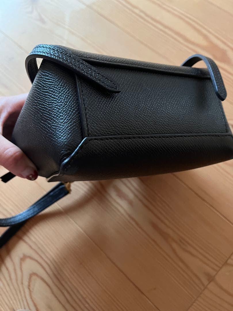 セリーヌ　ベルトバッグ　ピコ　黒