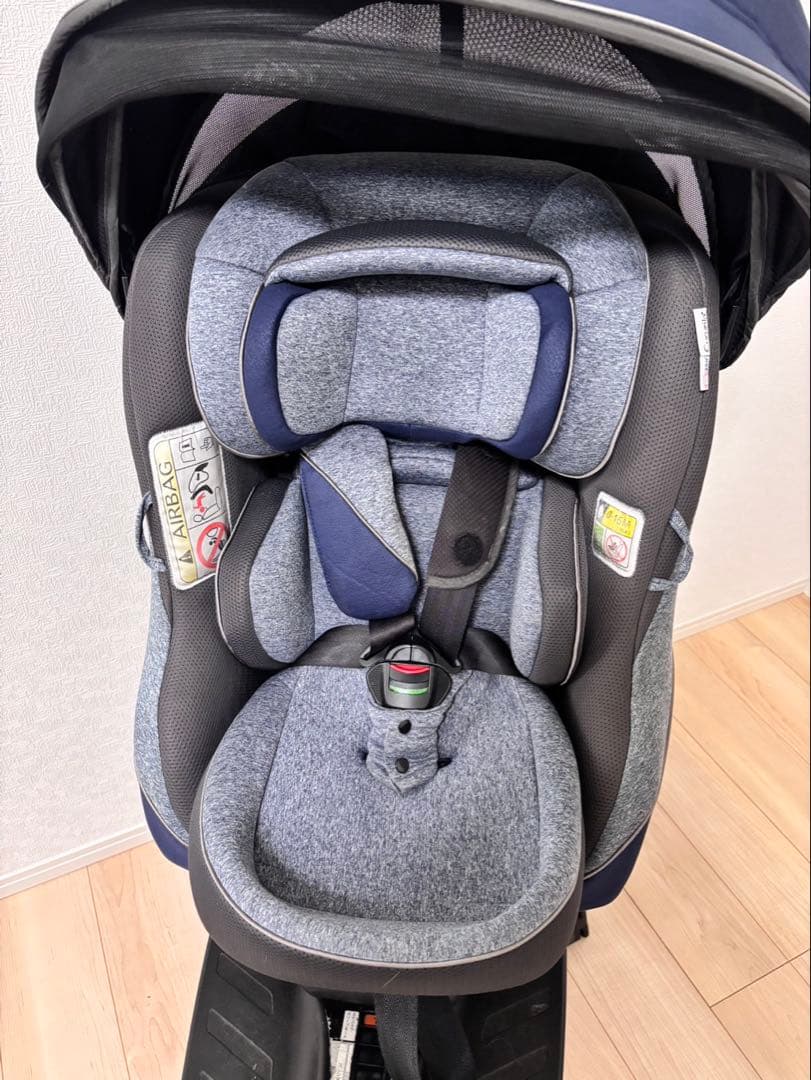 ※最終値下げ　美品　アップリカ　クルリラプラス 360°セーフティ　ISOFIX