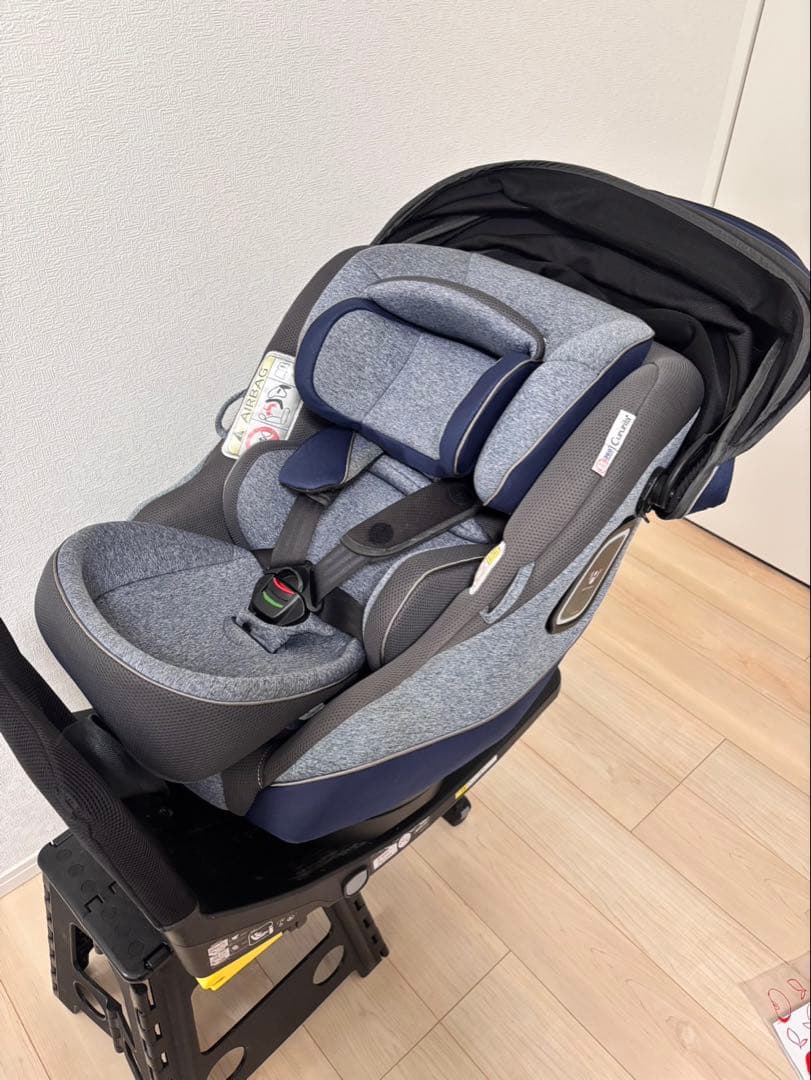 ※最終値下げ　美品　アップリカ　クルリラプラス 360°セーフティ　ISOFIX