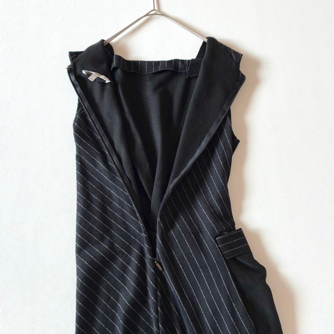 Max Mara　マックスマーラ　白タグ　ツイストワンピース　ウール混　40