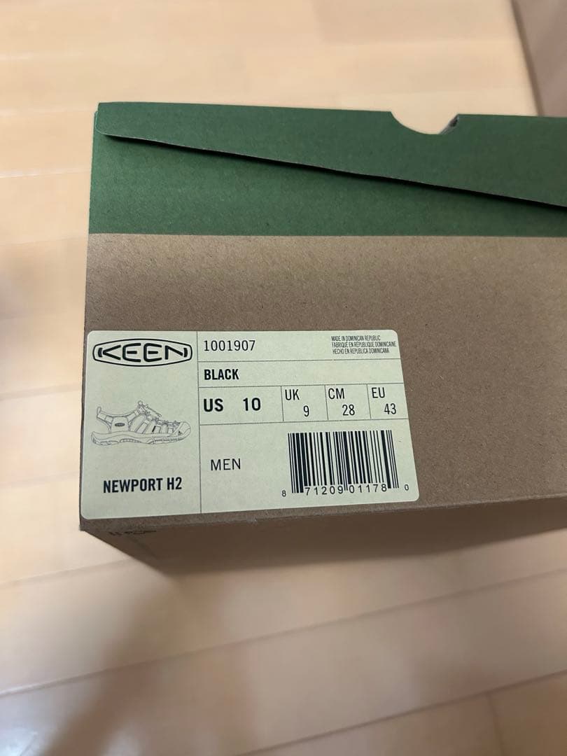 KEEN NEWPORT H2 ブラック US 10 28.0cm