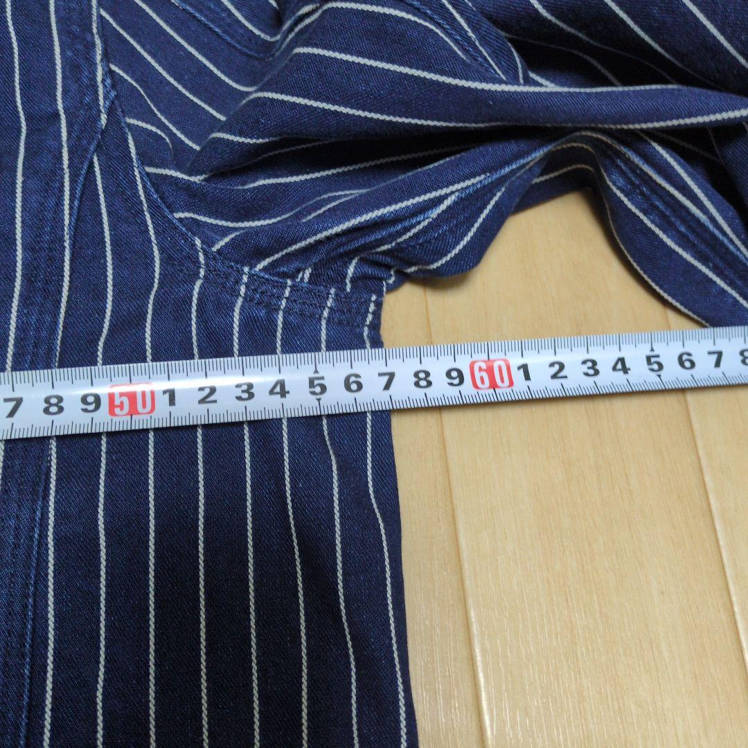 KEY ウォバッシュ ストライプ カバーオール サイズ L