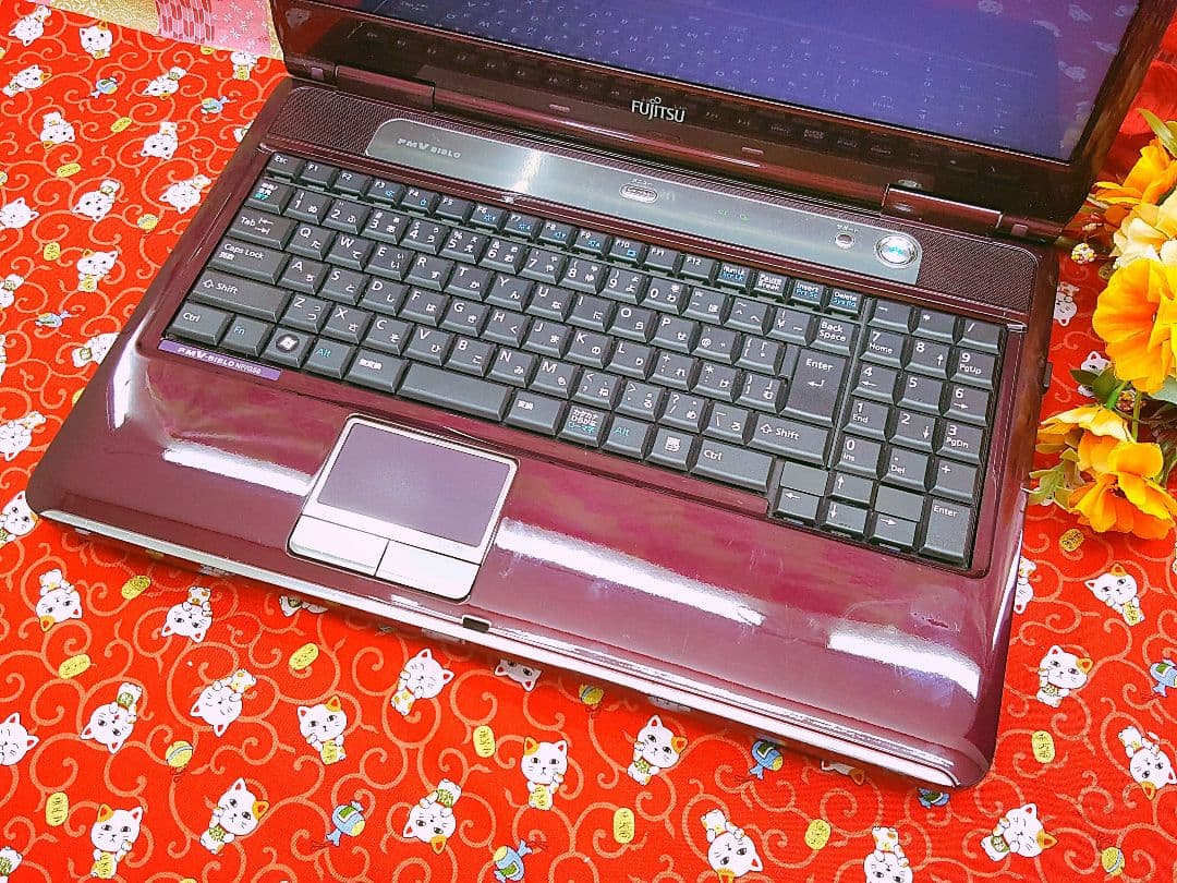 極上品/美品/大容量500GB！新Win10搭載！ワインレッド色/動画&画像編集