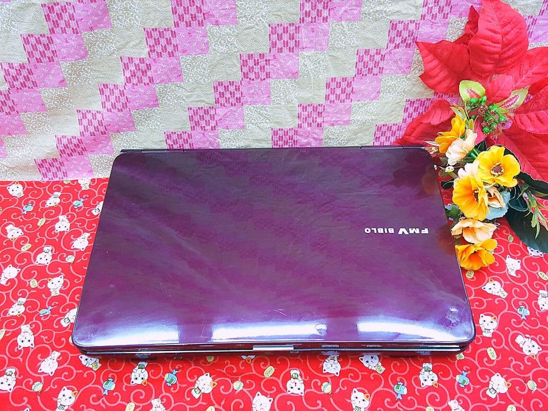 極上品/美品/大容量500GB！新Win10搭載！ワインレッド色/動画&画像編集