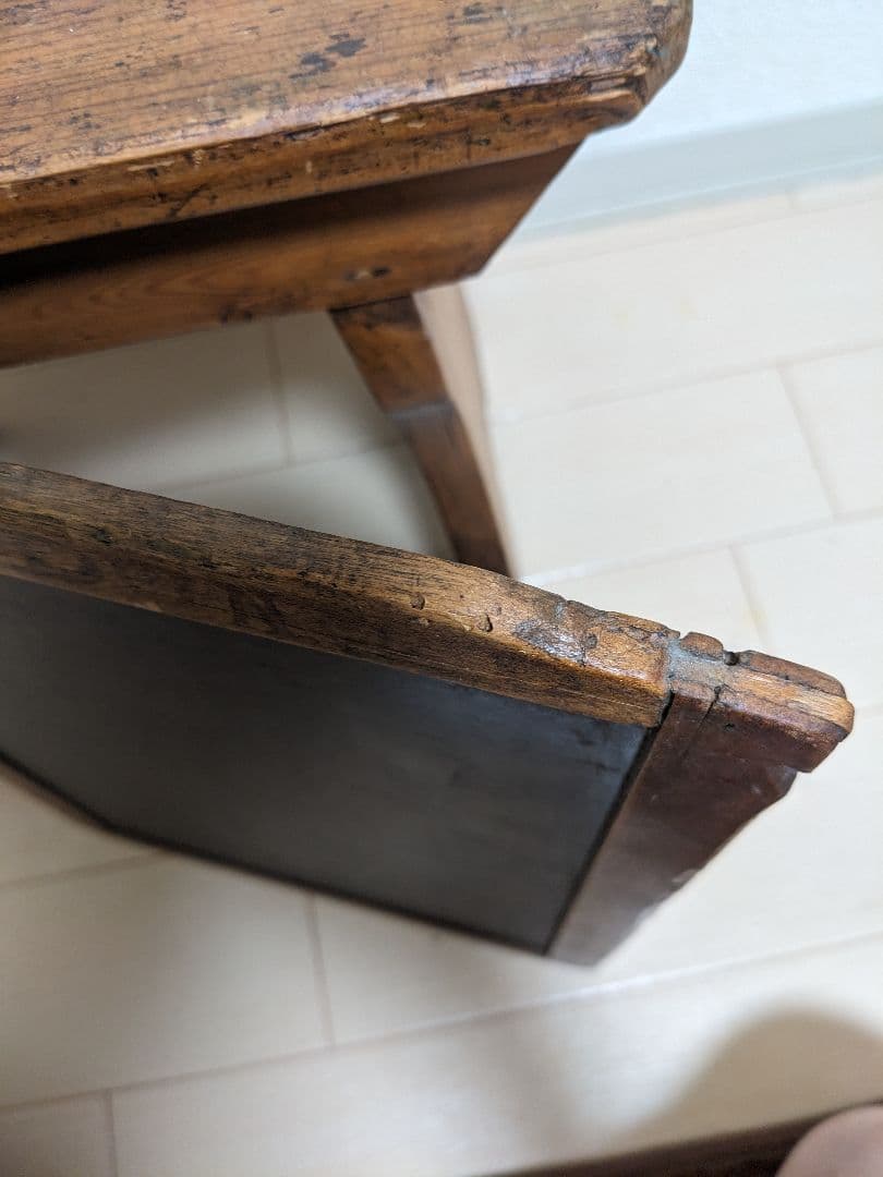 イギリスアンティーク　ショップボード　スレート黒板　木製イーゼル