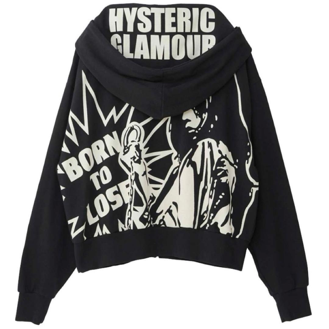 値下げ不可♡ヒステリックグラマー♡BONS TO LOSE ワイドパーカー美品