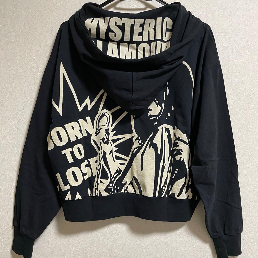 値下げ不可♡ヒステリックグラマー♡BONS TO LOSE ワイドパーカー美品