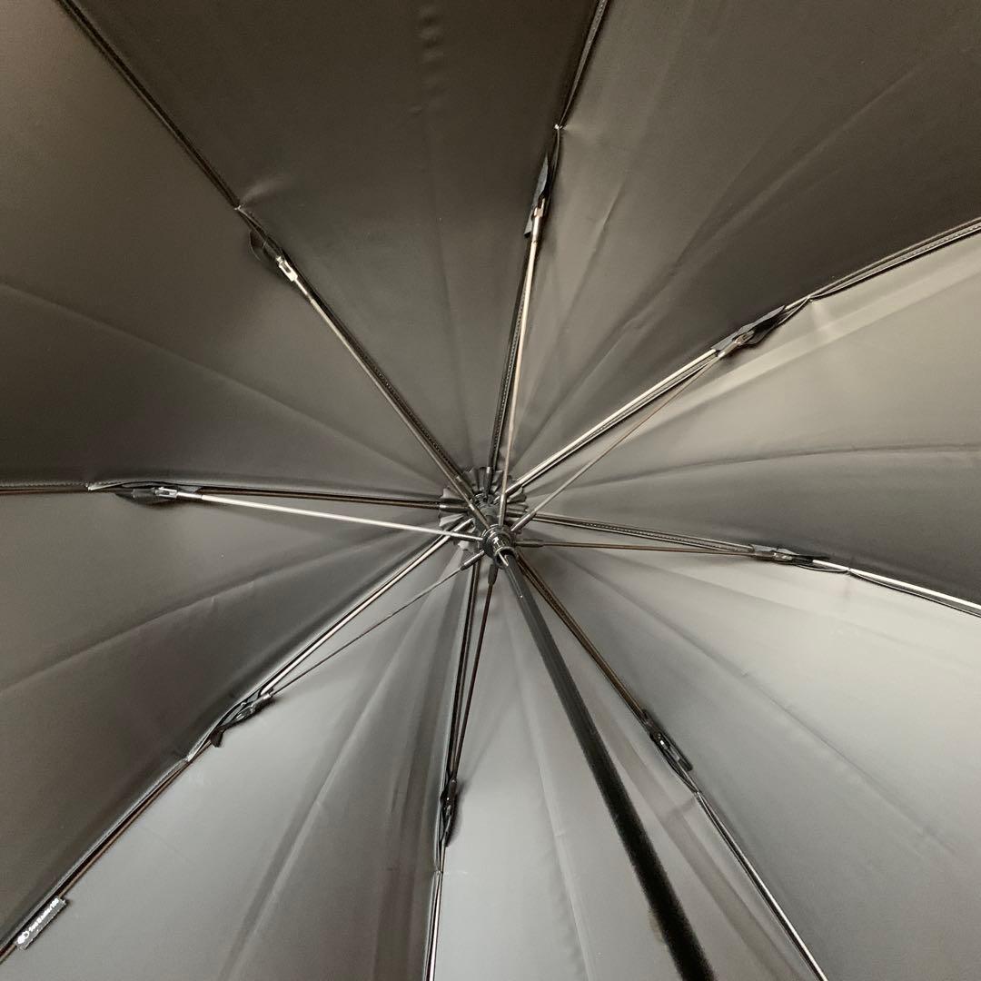 サンバリア 日傘 格子 木製ハンドル