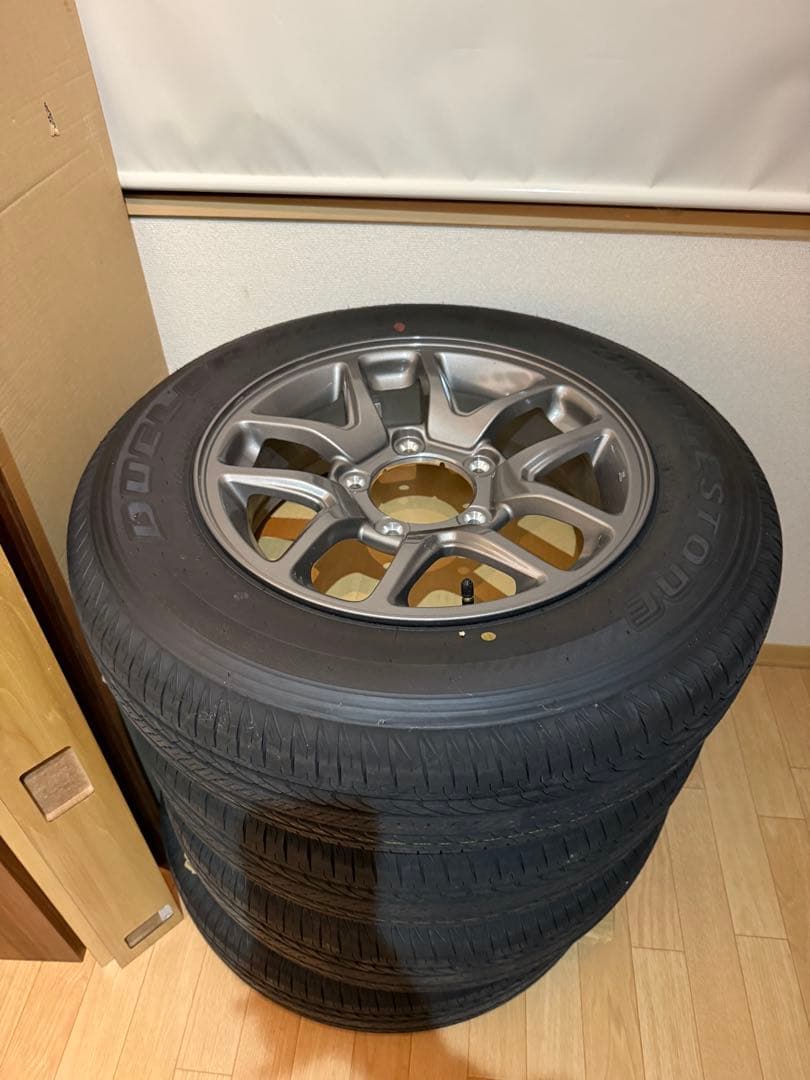 ジムニー XC JB64 純正 アルミホイール+タイヤ 低走行 2024 40週